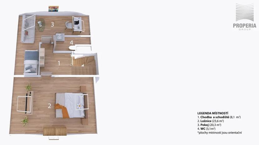 Prodej bytu 4+1, Nedvědice, 127 m2