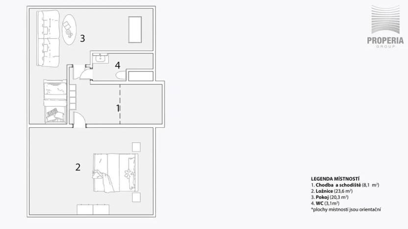 Prodej bytu 4+1, Nedvědice, 127 m2