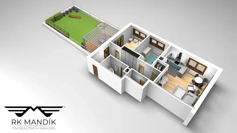 Pronájem bytu 3+kk, Odolena Voda, K Cukrovaru, 154 m2