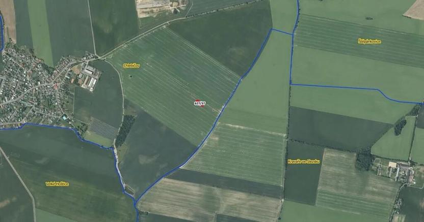 Prodej pole, Chlebičov, 966 m2