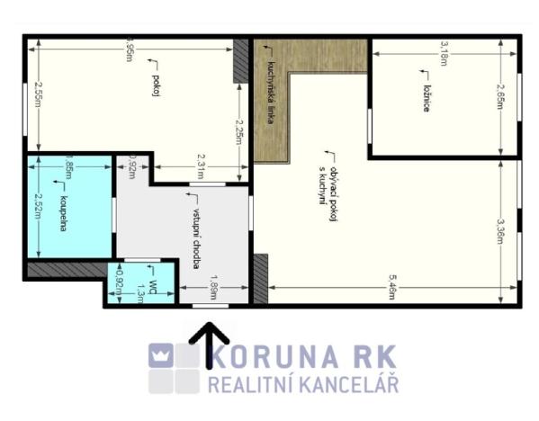 Pronájem bytu 3+kk, České Budějovice - České Budějovice 7, 64 m2