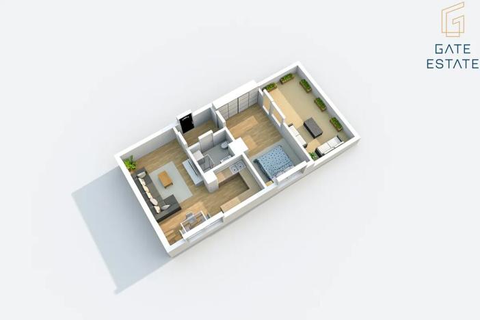 Pronájem bytu 2+kk, Bystřice pod Hostýnem, Sídliště, 53 m2