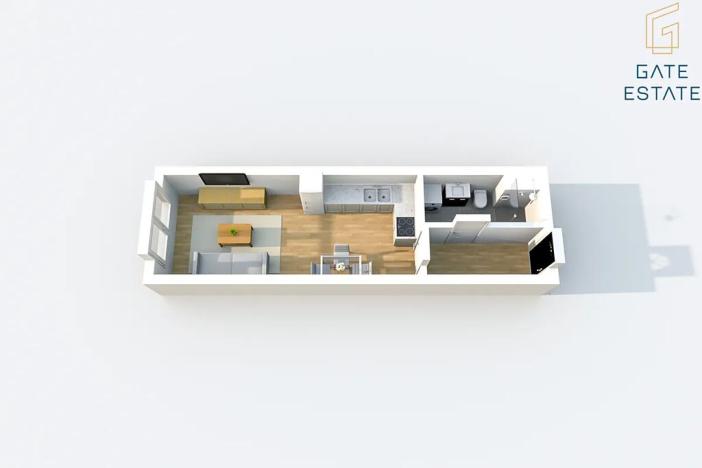 Pronájem bytu 1+kk, Bystřice pod Hostýnem, Sídliště, 28 m2