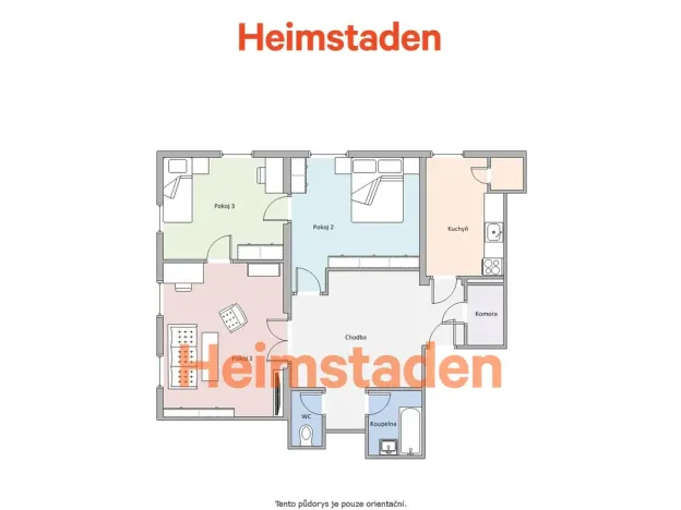 Pronájem bytu 3+1, Havířov - Město, U Stromovky, 81 m2