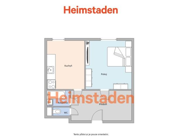 Pronájem bytu 1+1, Ostrava - Poruba, Hlavní třída, 37 m2