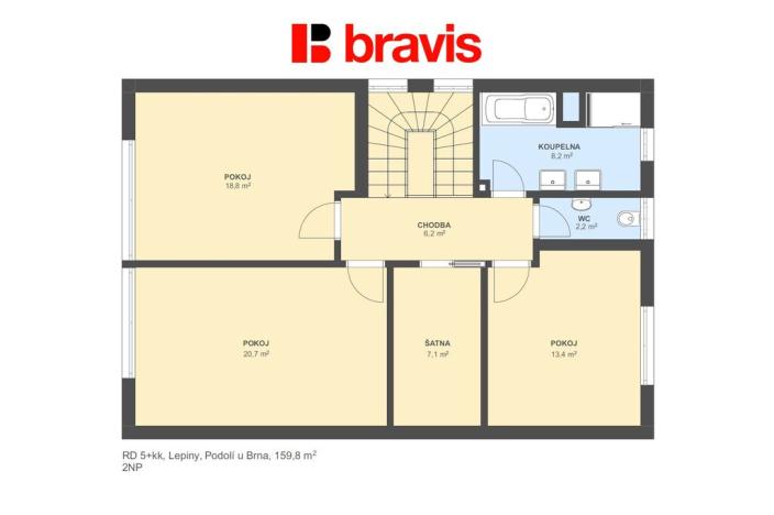 Prodej rodinného domu, Podolí, 160 m2