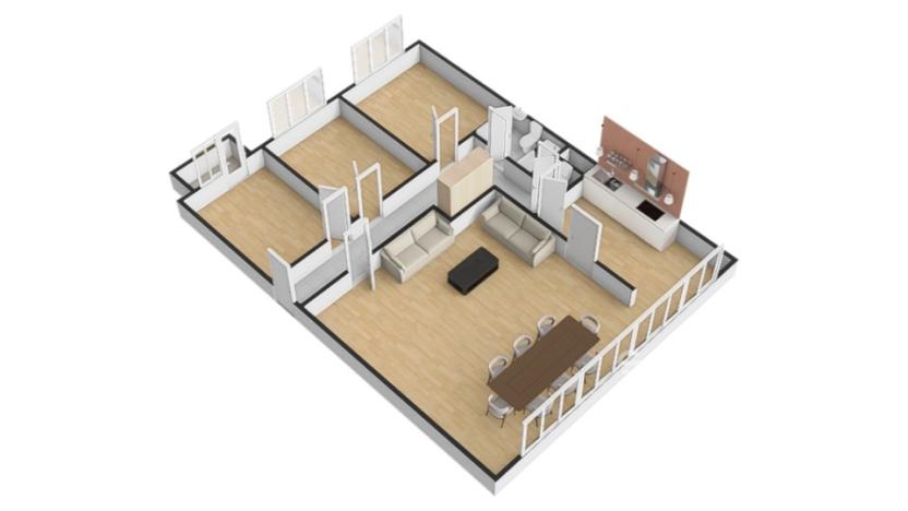 Pronájem bytu 4+kk, Praha - Smíchov, Ostrovského, 107 m2