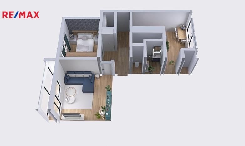 Pronájem bytu 2+1, Šumperk, Čajkovského, 60 m2