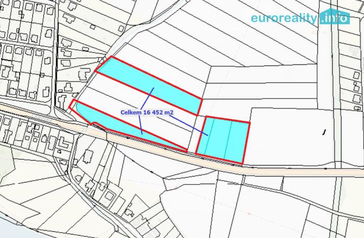 Prodej pole, Strakonice, 16452 m2