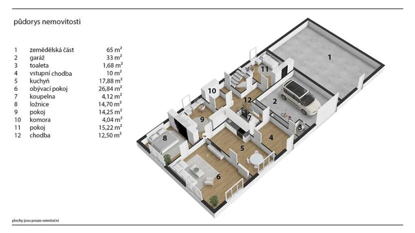 Prodej zemědělské usedlosti, Prosečné, 218 m2