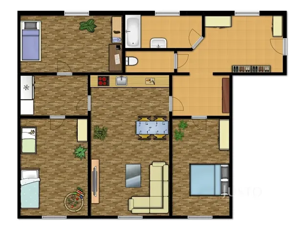 Pronájem bytu 4+kk, Písek, Pražská, 87 m2