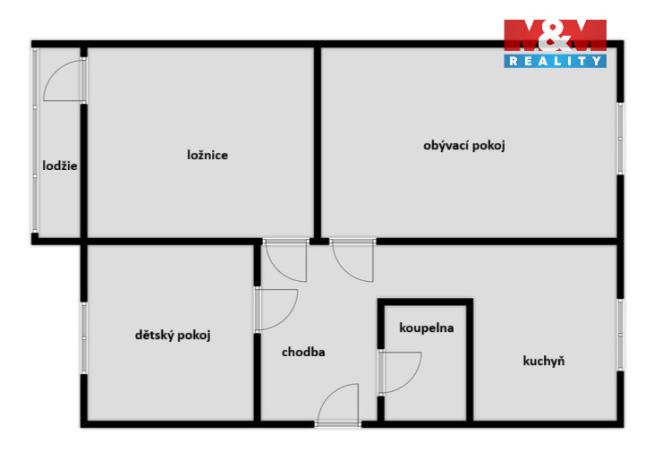 Prodej bytu 3+1, Žatec, Jabloňová, 69 m2