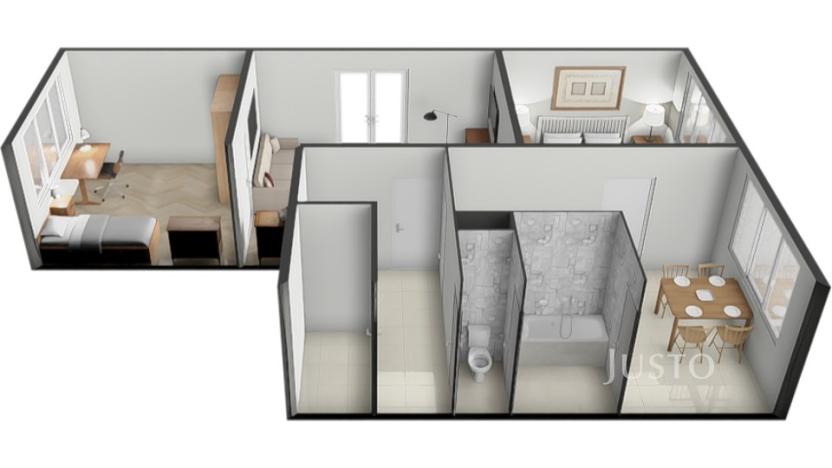 Prodej bytu 3+1, Netolice, 9. května, 62 m2