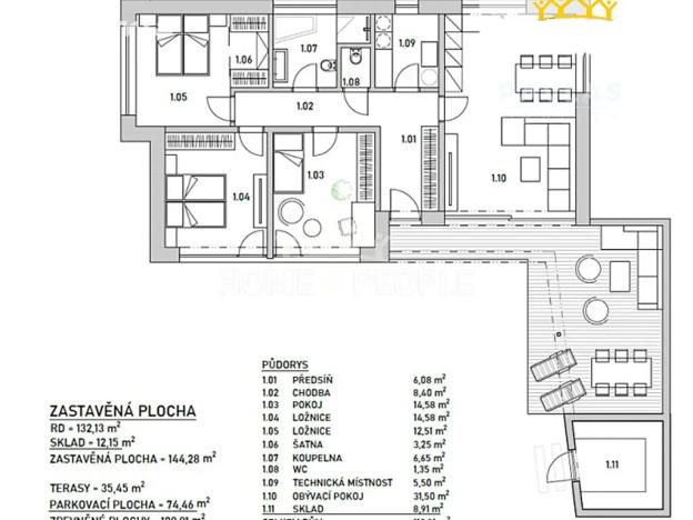 Pronájem rodinného domu, Kamenný Újezd, Ke Stráni, 145 m2