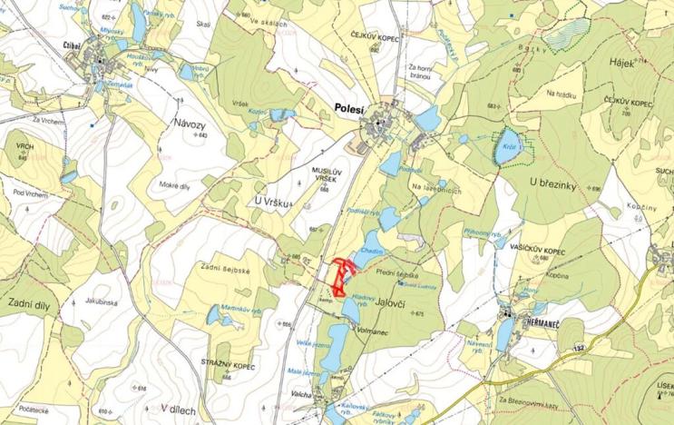 Prodej pozemku pro bydlení, Počátky, 18178 m2