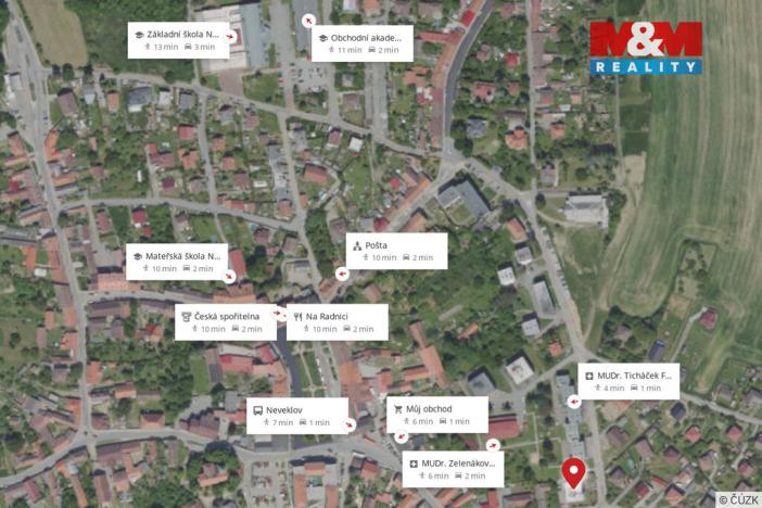 Prodej bytu 3+1, Neveklov, Rákosníkova, 61 m2