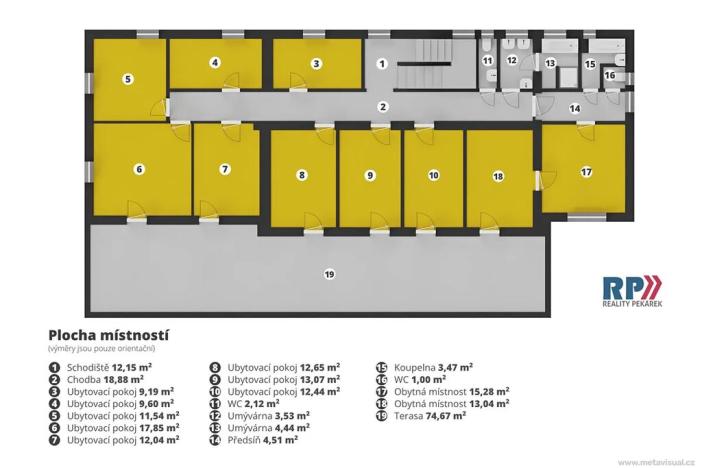 Prodej komerčního pozemku, Jílové, Lipová, 42986 m2