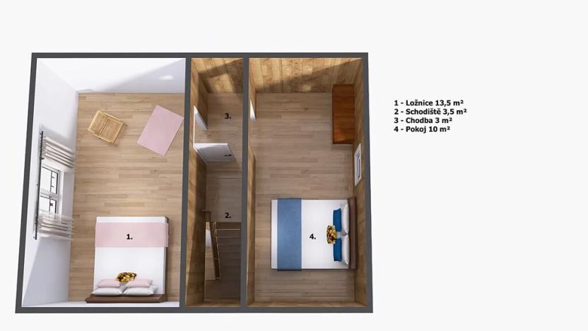 Prodej chaty, Bradlecká Lhota, 62 m2