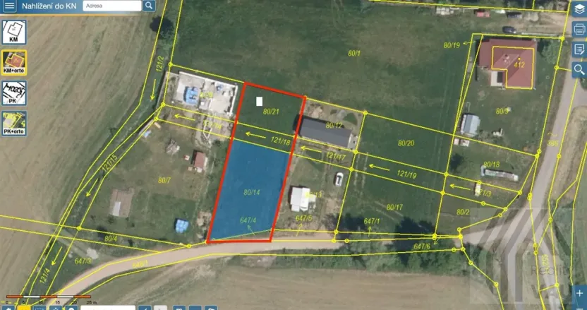 Prodej pozemku pro bydlení, Staré Hradiště - Brozany, 824 m2