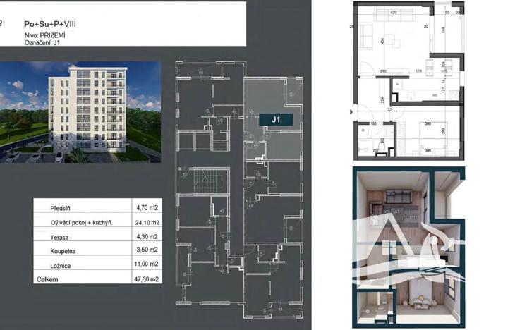 Prodej bytu 2+kk, Bar, Černá Hora, 43 m2