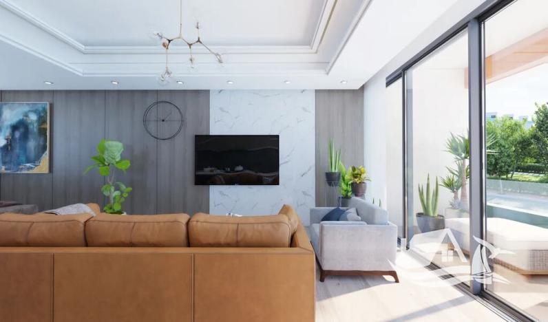 Prodej bytu 1+kk, Trikomo, Kypr, 44 m2