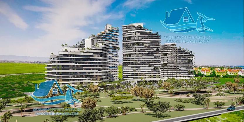 Prodej bytu 1+kk, Trikomo, Kypr, 42 m2