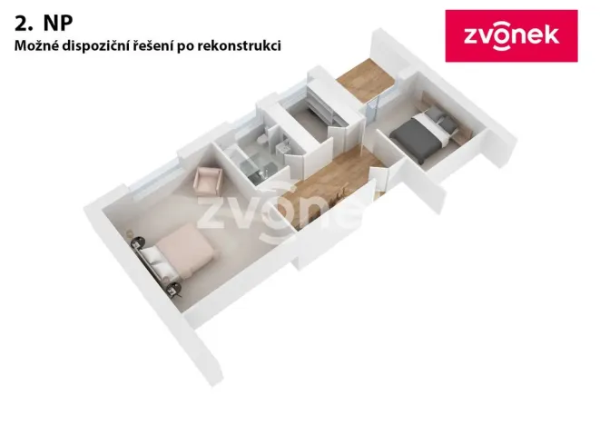 Prodej rodinného domu, Zlín - Jaroslavice, Anenská, 100 m2