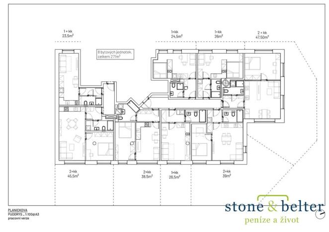 Prodej činžovního domu, Praha - Veleslavín, Pláničkova, 317 m2