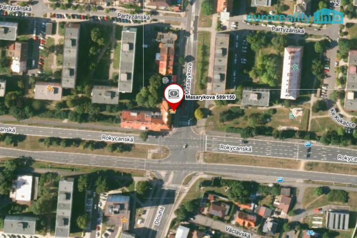 Pronájem bytu 2+kk, Plzeň, Masarykova, 43 m2