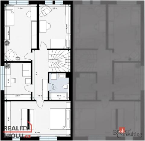 Prodej rodinného domu, Milovice - Mladá, Tyršova, 160 m2