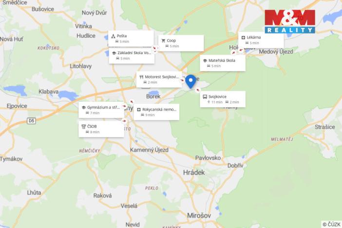 Prodej pozemku pro bydlení, Svojkovice, 882 m2