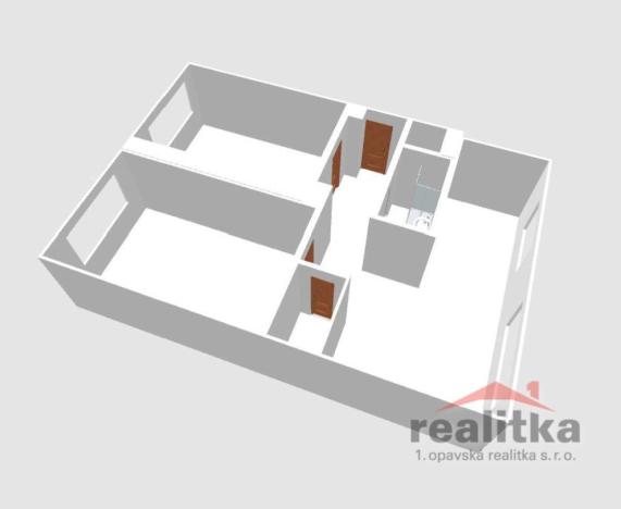 Pronájem bytu 3+kk, Opava - Předměstí, Ratibořská, 75 m2