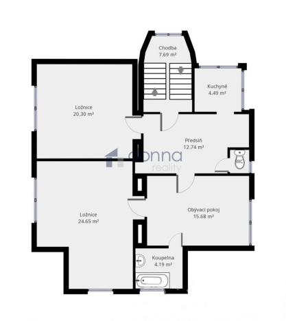 Pronájem bytu 3+1, Praha, Na srpečku, 83 m2