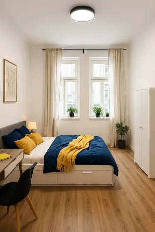 Pronájem bytu 2+kk, Praha - Žižkov, Husitská, 42 m2