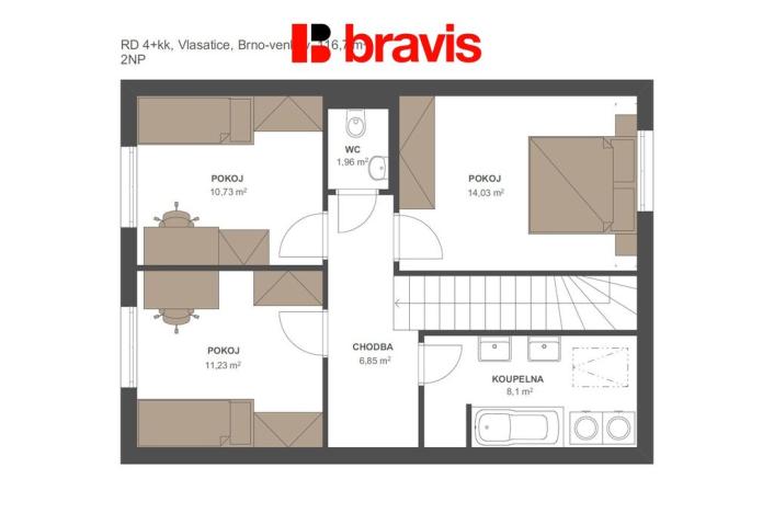 Prodej rodinného domu, Vlasatice, 117 m2