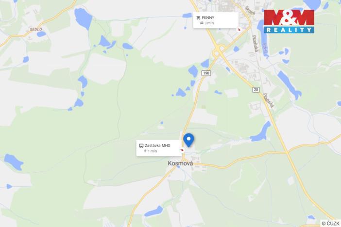 Pronájem bytu 2+1, Toužim - Kosmová, 52 m2