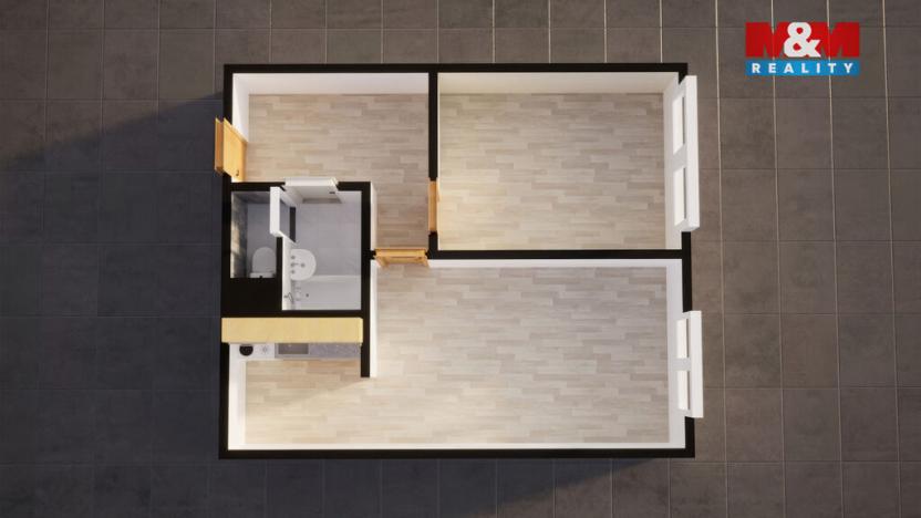 Prodej bytu 2+kk, Libochovice, 40 m2