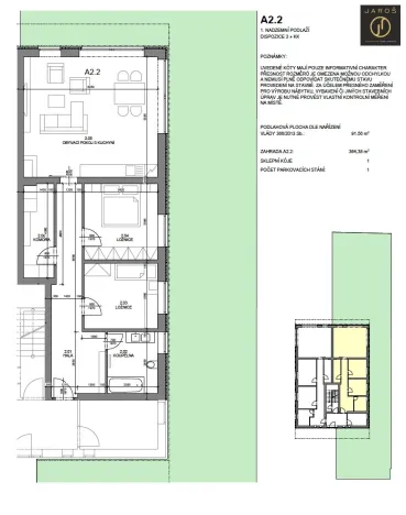 Prodej apartmánu, Trutnov - Dolní Staré Město, 91 m2