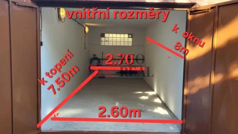 Pronájem garáže, Ústí nad Labem - Klíše, Cestička, 21 m2