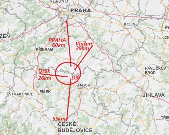 Prodej pozemku pro bydlení, Sedlec-Prčice - Divišovice, 806 m2