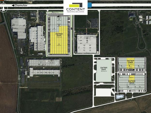 Pronájem skladu, Staňkovice, Jižní, 3000 m2