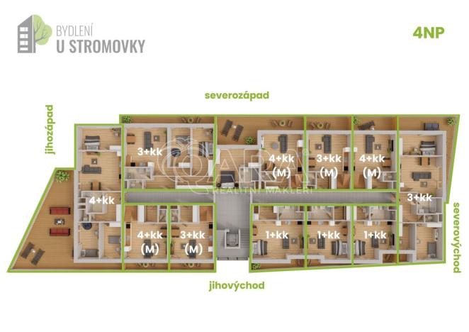 Prodej bytu 2+kk, České Budějovice, 58 m2