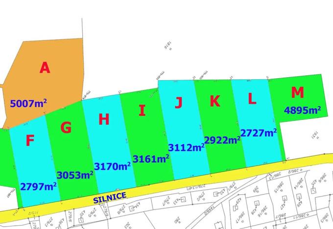 Prodej louky, Liberec, 3112 m2