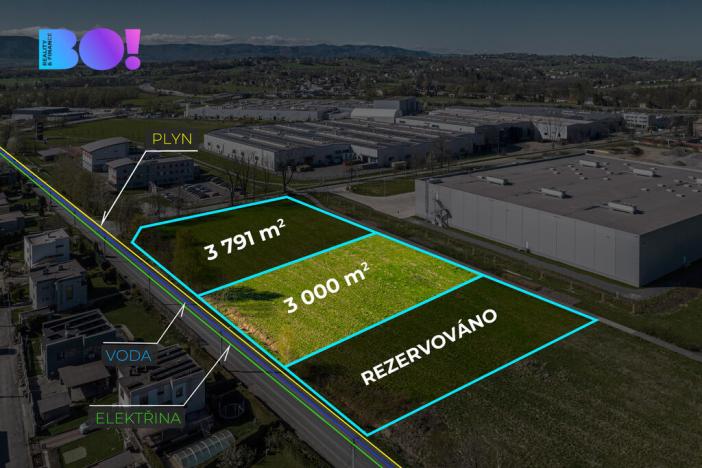 Prodej komerčního pozemku, Český Těšín, 3000 m2