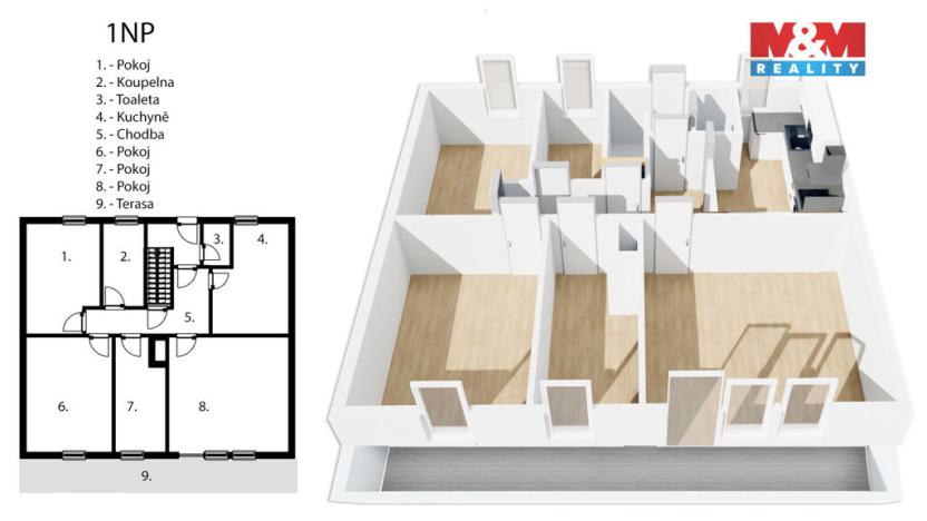 Prodej rodinného domu, Jeseník, Nerudova, 255 m2