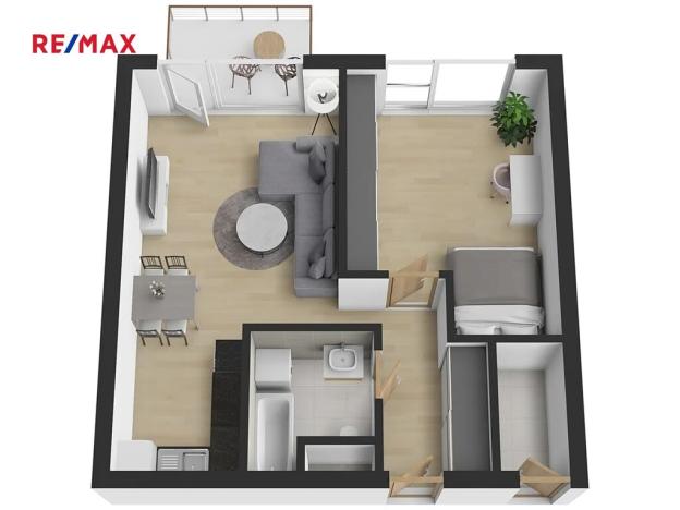 Pronájem bytu 2+kk, Plzeň, Na Chmelnicích, 54 m2