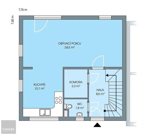 Prodej rodinného domu, Praha, 108 m2