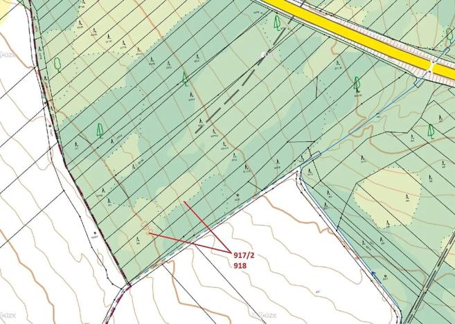 Dražba lesa, Netřebice, 3965 m2