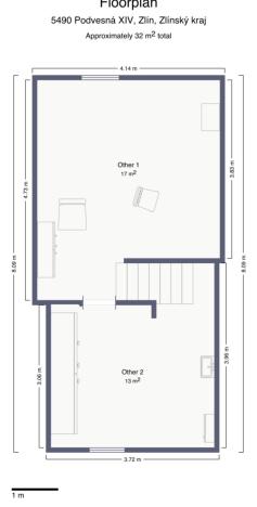 Prodej rodinného domu, Zlín, Podvesná XIV, 68 m2