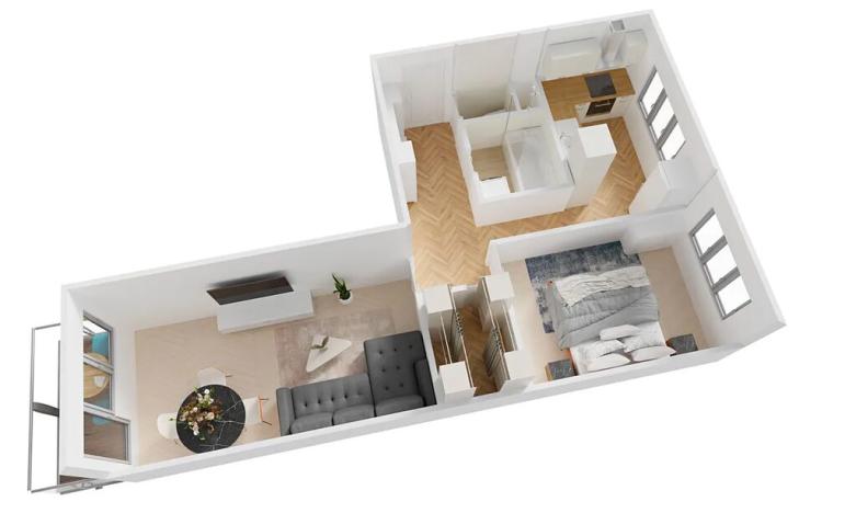 Prodej bytu 2+1, Ostrava, Mánesova, 55 m2